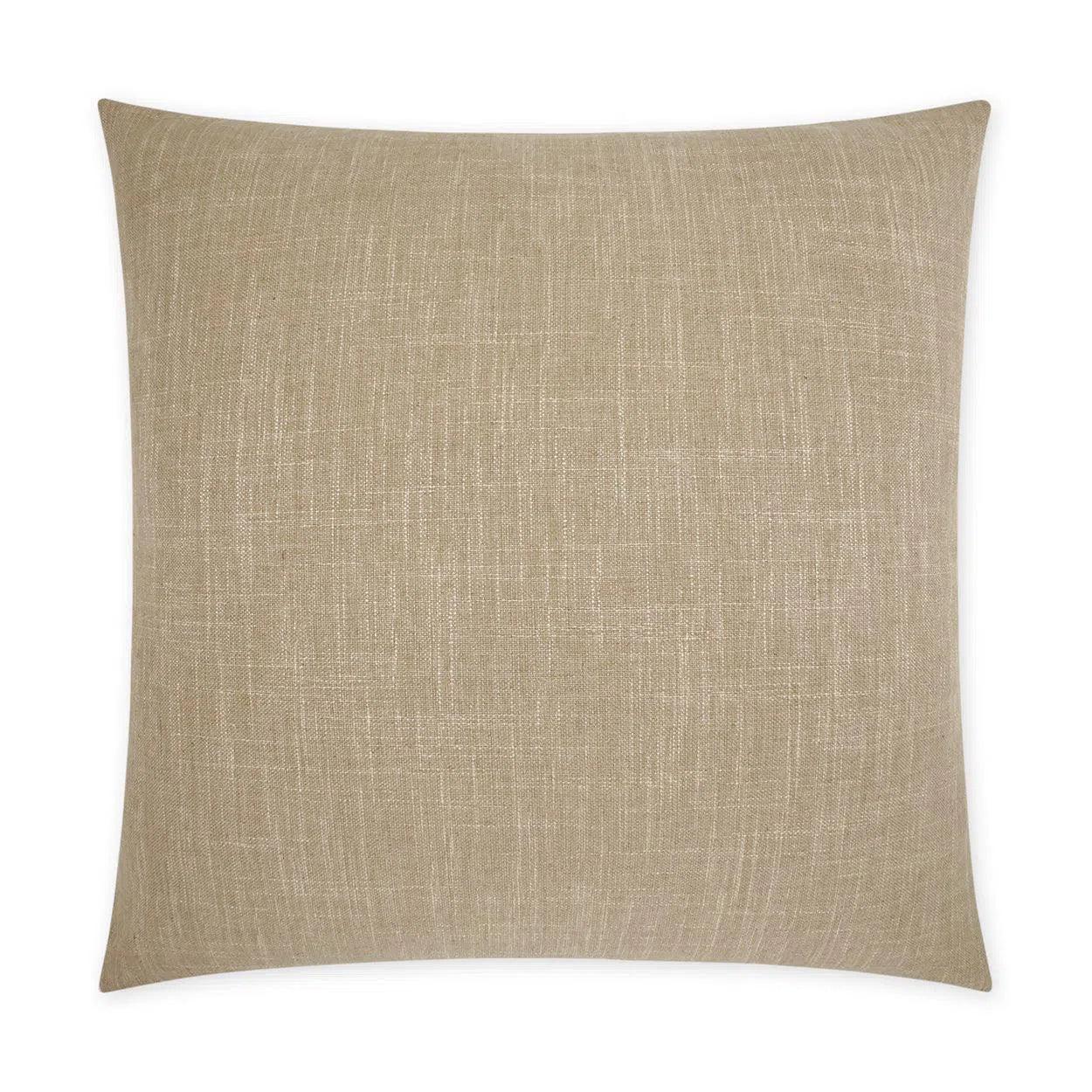 Bargain Prices Lena Wheat Beach Solid Tan Taupe Large Throw Pillow With Insert