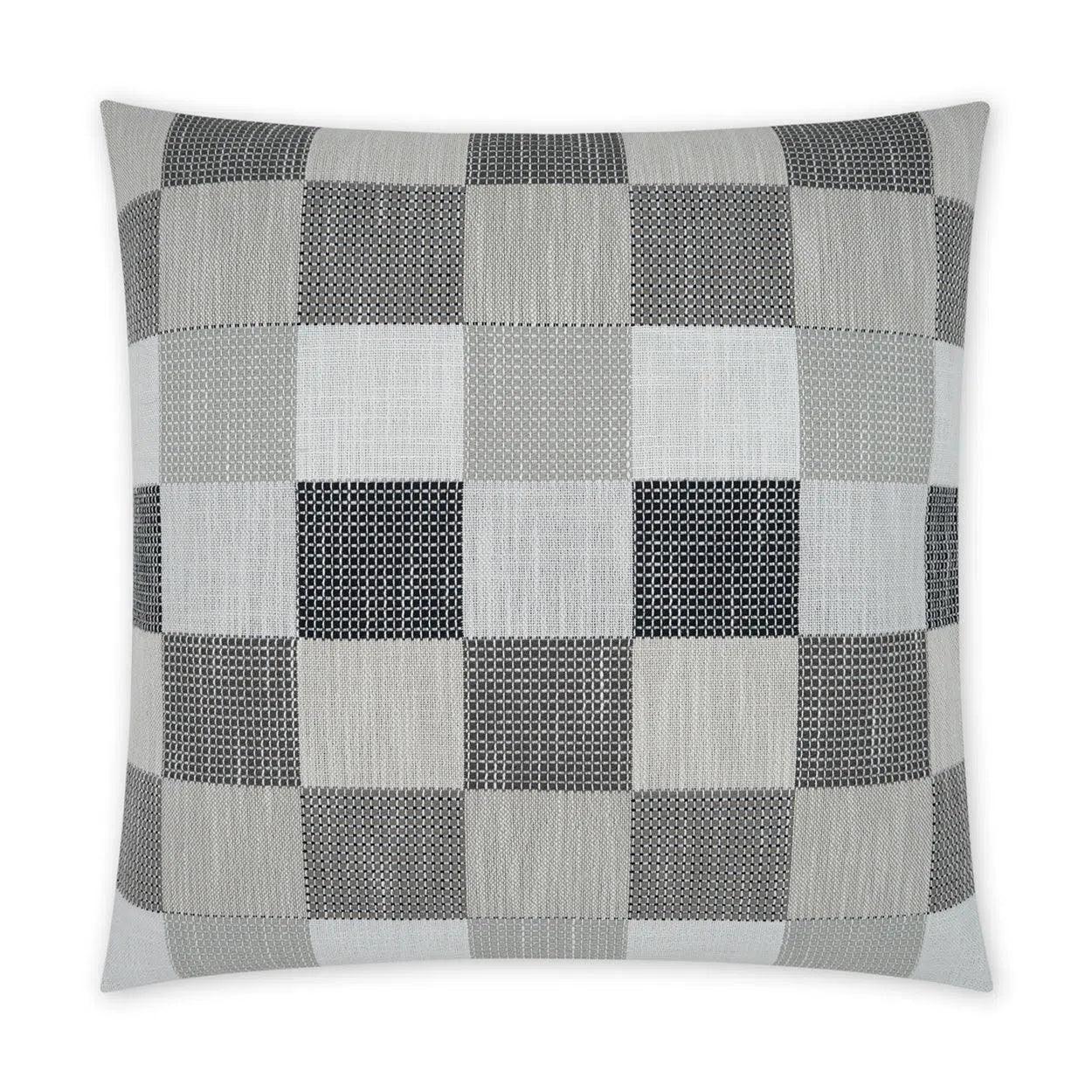 Hot Buy Matney Domino Geometric  Grey Large Throw Pillow With Insert