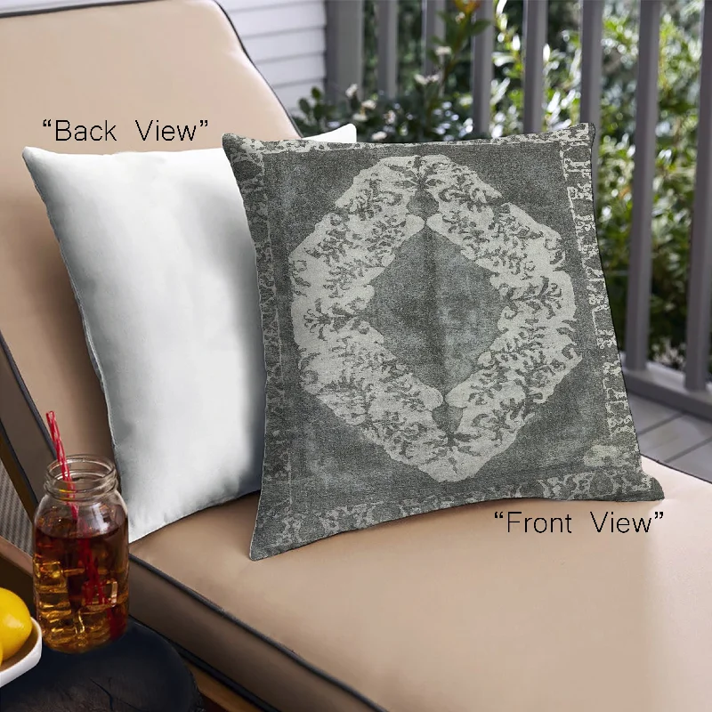 Special Savings Mid-Century Modern Urban Indoor Outdoor Square Western Charcoal Gray Throw Pillow, 18 inch by 18 inch, pwurb1075 Special Savings Mid-Century Modern Urban Indoor Outdoor Square Western Charcoal Gray Throw Pillow, 18 inch by 18 inch, pwurb1075
