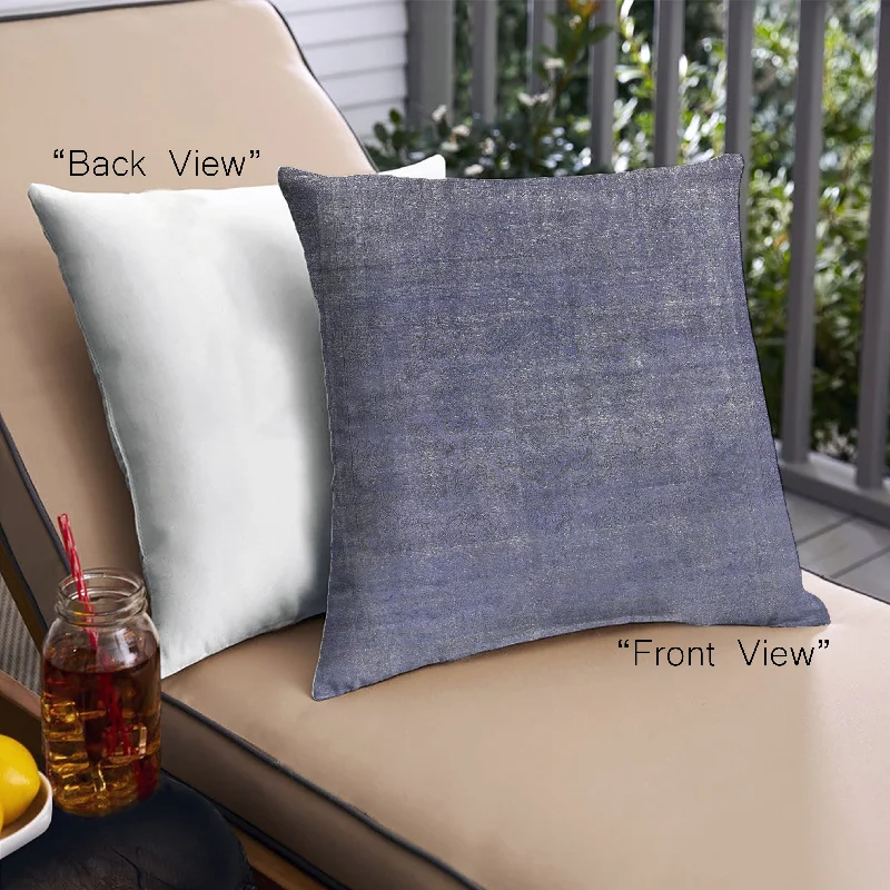 Weekend Deal Mid-Century Modern Urban Indoor Outdoor Square Slate Blue Grey Blue Throw Pillow, 18 inch by 18 inch, pwurb1088 Weekend Deal Mid-Century Modern Urban Indoor Outdoor Square Slate Blue Grey Blue Throw Pillow, 18 inch by 18 inch, pwurb1088