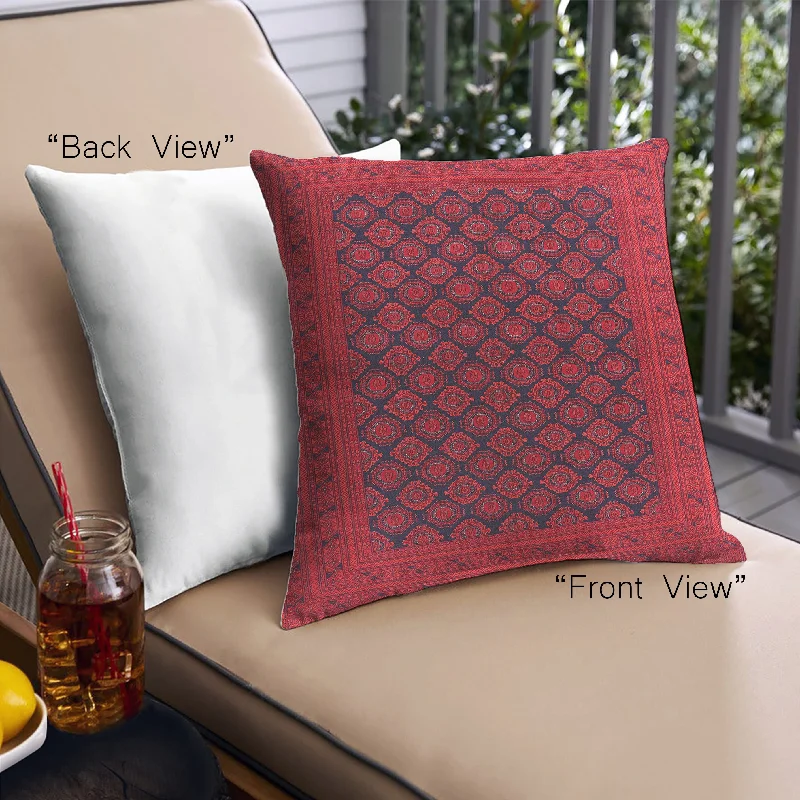 Epic Deals Mid-Century Modern Urban Indoor Outdoor Square Velvet Maroon Purple Throw Pillow, 18 inch by 18 inch, pwurb1102 Epic Deals Mid-Century Modern Urban Indoor Outdoor Square Velvet Maroon Purple Throw Pillow, 18 inch by 18 inch, pwurb1102