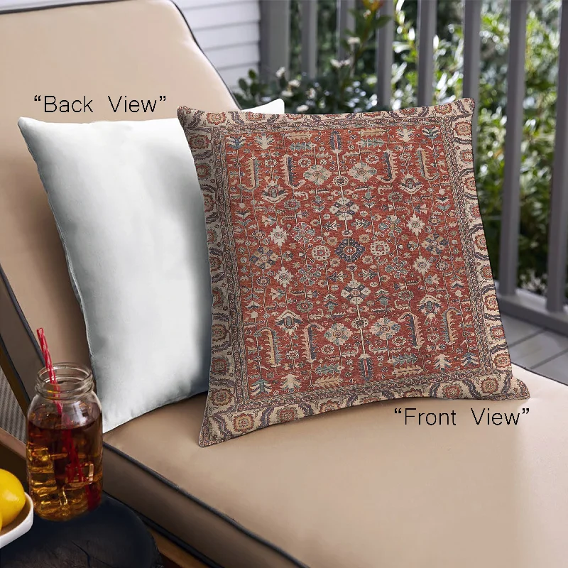 Loyalty Reward Mid-Century Modern Urban Indoor Outdoor Square Tomato Red Throw Pillow, 18 inch by 18 inch, pwurb1144 Loyalty Reward Mid-Century Modern Urban Indoor Outdoor Square Tomato Red Throw Pillow, 18 inch by 18 inch, pwurb1144