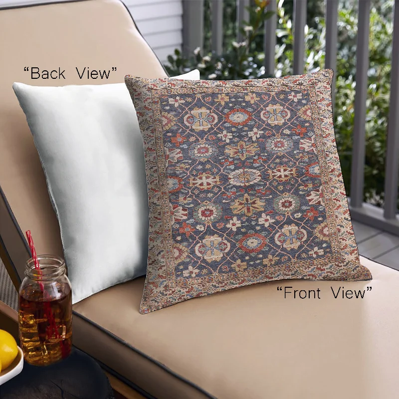 Fantastic Offers Mid-Century Modern Urban Indoor Outdoor Square Velvet Maroon Purple Throw Pillow, 18 inch by 18 inch, pwurb1155