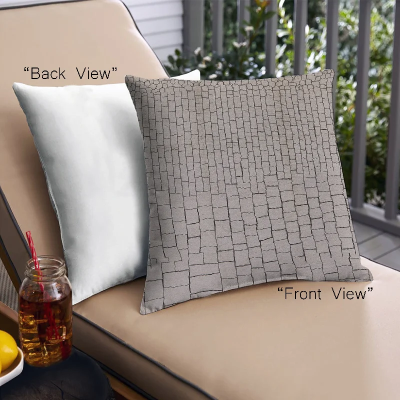 Stock Up And Save Before The Sale Ends Mid-Century Modern Urban Indoor Outdoor Square Silver Pink Throw Pillow, 18 inch by 18 inch, pwurb1176 Stock Up And Save Before The Sale Ends Mid-Century Modern Urban Indoor Outdoor Square Silver Pink Throw Pillow, 18 inch by 18 inch, pwurb1176