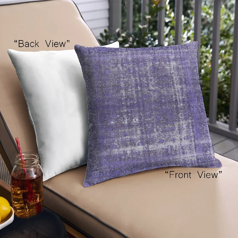 Massive Deals Mid-Century Modern Urban Indoor Outdoor Square Purple Throw Pillow, 18 inch by 18 inch, pwurb1208 Massive Deals Mid-Century Modern Urban Indoor Outdoor Square Purple Throw Pillow, 18 inch by 18 inch, pwurb1208