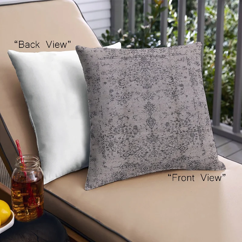 Save More On The Styles You Love Mid-Century Modern Urban Indoor Outdoor Square Silver Pink Throw Pillow, 18 inch by 18 inch, pwurb1362 Save More On The Styles You Love Mid-Century Modern Urban Indoor Outdoor Square Silver Pink Throw Pillow, 18 inch by 18 inch, pwurb1362