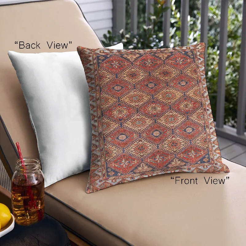 Seasonal Clearance Mid-Century Modern Urban Indoor Outdoor Square Tomato Red Throw Pillow, 18 inch by 18 inch, pwurb1375 Seasonal Clearance Mid-Century Modern Urban Indoor Outdoor Square Tomato Red Throw Pillow, 18 inch by 18 inch, pwurb1375