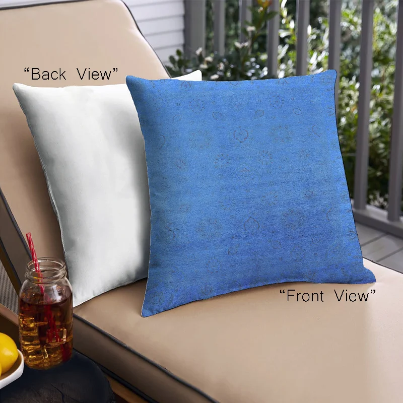 Massive Savings Mid-Century Modern Urban Indoor Outdoor Square Neon Blue Throw Pillow, 18 inch by 18 inch, pwurb1476 Massive Savings Mid-Century Modern Urban Indoor Outdoor Square Neon Blue Throw Pillow, 18 inch by 18 inch, pwurb1476