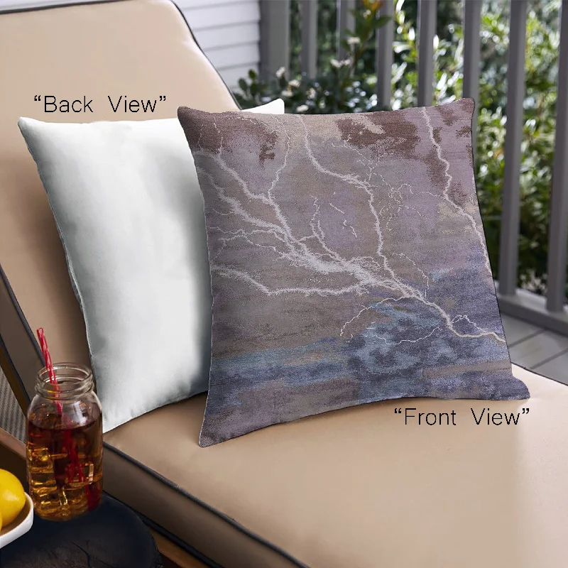 Stock Clearance Mid-Century Modern Urban Indoor Outdoor Square Purple Throw Pillow, 18 inch by 18 inch, pwurb1525 Stock Clearance Mid-Century Modern Urban Indoor Outdoor Square Purple Throw Pillow, 18 inch by 18 inch, pwurb1525