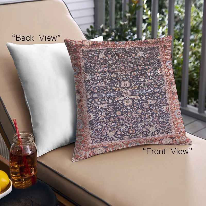 Steals and Deals Mid-Century Modern Urban Indoor Outdoor Square Vermilion Red Throw Pillow, 18 inch by 18 inch, pwurb1550 Steals and Deals Mid-Century Modern Urban Indoor Outdoor Square Vermilion Red Throw Pillow, 18 inch by 18 inch, pwurb1550