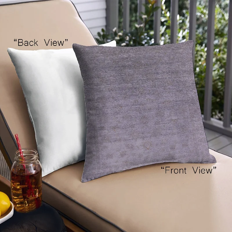 Act Now Mid-Century Modern Urban Indoor Outdoor Square Viola Purple Throw Pillow, 18 inch by 18 inch, pwurb1559 Act Now Mid-Century Modern Urban Indoor Outdoor Square Viola Purple Throw Pillow, 18 inch by 18 inch, pwurb1559