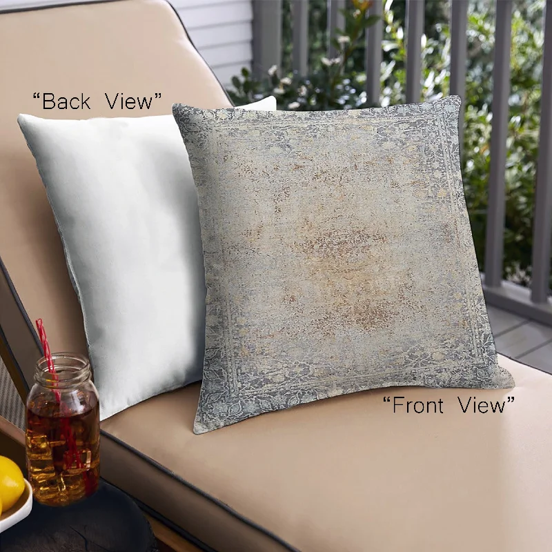 The Best Time To Shop Is Now Mid-Century Modern Urban Indoor Outdoor Square Rose Dust Purple Throw Pillow, 18 inch by 18 inch, pwurb158