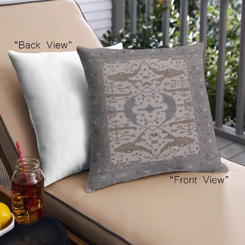 Clearance Event Mid-Century Modern Urban Indoor Outdoor Square Puce Purple Throw Pillow, 18 inch by 18 inch, pwurb1653
