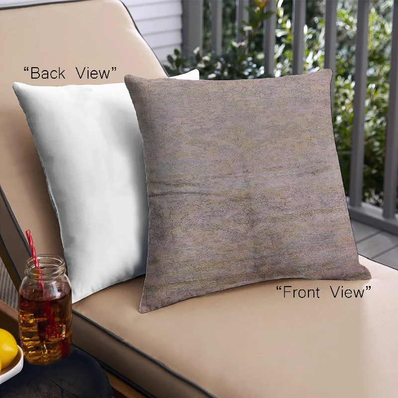 Exclusive Savings Mid-Century Modern Urban Indoor Outdoor Square Rosy Brown Pink Throw Pillow, 18 inch by 18 inch, pwurb1701 Exclusive Savings Mid-Century Modern Urban Indoor Outdoor Square Rosy Brown Pink Throw Pillow, 18 inch by 18 inch, pwurb1701