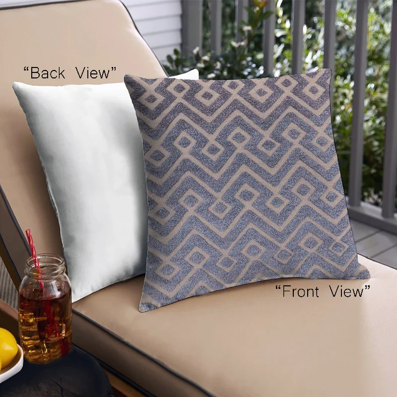 Weekend Discounts to Enjoy Mid-Century Modern Urban Indoor Outdoor Square Purple Navy Blue Throw Pillow, 18 inch by 18 inch, pwurb1784 Weekend Discounts to Enjoy Mid-Century Modern Urban Indoor Outdoor Square Purple Navy Blue Throw Pillow, 18 inch by 18 inch, pwurb1784