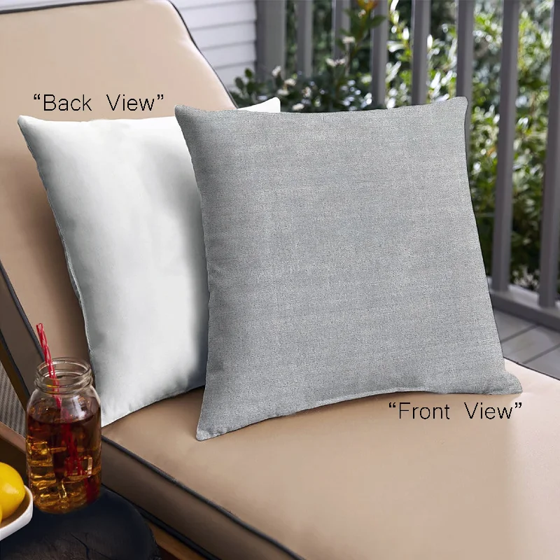 Steals and Deals Mid-Century Modern Urban Indoor Outdoor Square Platinum Silver Gray Throw Pillow, 18 inch by 18 inch, pwurb184 Steals and Deals Mid-Century Modern Urban Indoor Outdoor Square Platinum Silver Gray Throw Pillow, 18 inch by 18 inch, pwurb184