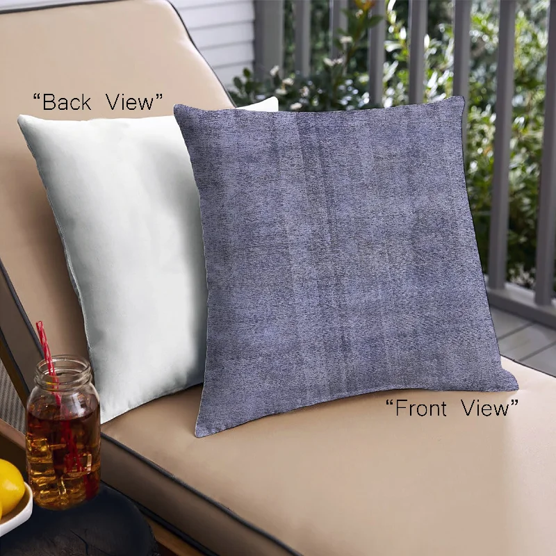 Take Advantage Mid-Century Modern Urban Indoor Outdoor Square Periwinkle Purple Throw Pillow, 18 inch by 18 inch, pwurb1865