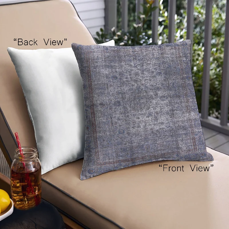 Top Pick Mid-Century Modern Urban Indoor Outdoor Square Purple Haze Purple Throw Pillow, 18 inch by 18 inch, pwurb1925