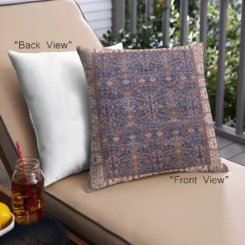 Today's Deal Mid-Century Modern Urban Indoor Outdoor Square Purple Lily Purple Throw Pillow, 18 inch by 18 inch, pwurb2024