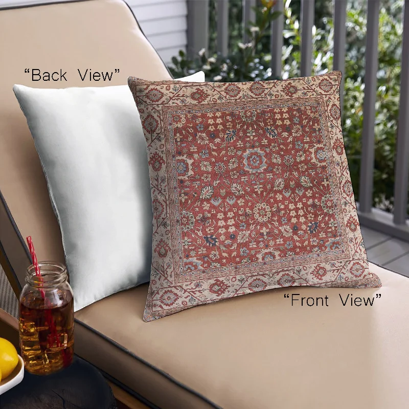 Inventory Reduction Mid-Century Modern Urban Indoor Outdoor Square Tomato Red Throw Pillow, 18 inch by 18 inch, pwurb2030 Inventory Reduction Mid-Century Modern Urban Indoor Outdoor Square Tomato Red Throw Pillow, 18 inch by 18 inch, pwurb2030