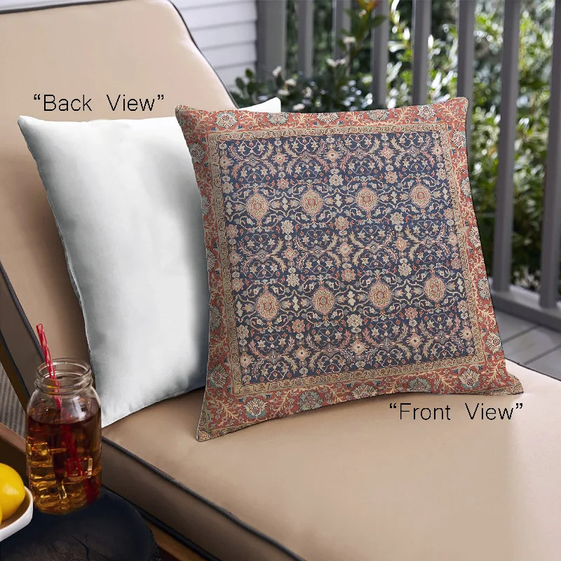 Super Bargain Mid-Century Modern Urban Indoor Outdoor Square Vermilion Red Throw Pillow, 18 inch by 18 inch, pwurb2035 Super Bargain Mid-Century Modern Urban Indoor Outdoor Square Vermilion Red Throw Pillow, 18 inch by 18 inch, pwurb2035