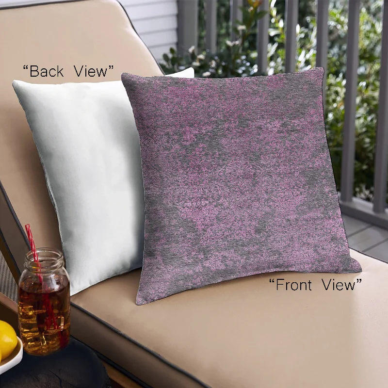 Online Exclusive Mid-Century Modern Urban Indoor Outdoor Square Purple Throw Pillow, 18 inch by 18 inch, pwurb2053 Online Exclusive Mid-Century Modern Urban Indoor Outdoor Square Purple Throw Pillow, 18 inch by 18 inch, pwurb2053