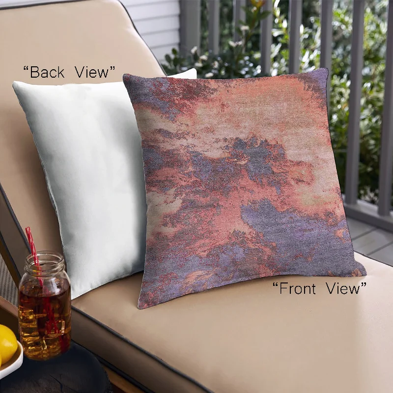Year-End Deals Mid-Century Modern Urban Indoor Outdoor Square Pink Coral Pink Throw Pillow, 18 inch by 18 inch, pwurb2089 Year-End Deals Mid-Century Modern Urban Indoor Outdoor Square Pink Coral Pink Throw Pillow, 18 inch by 18 inch, pwurb2089