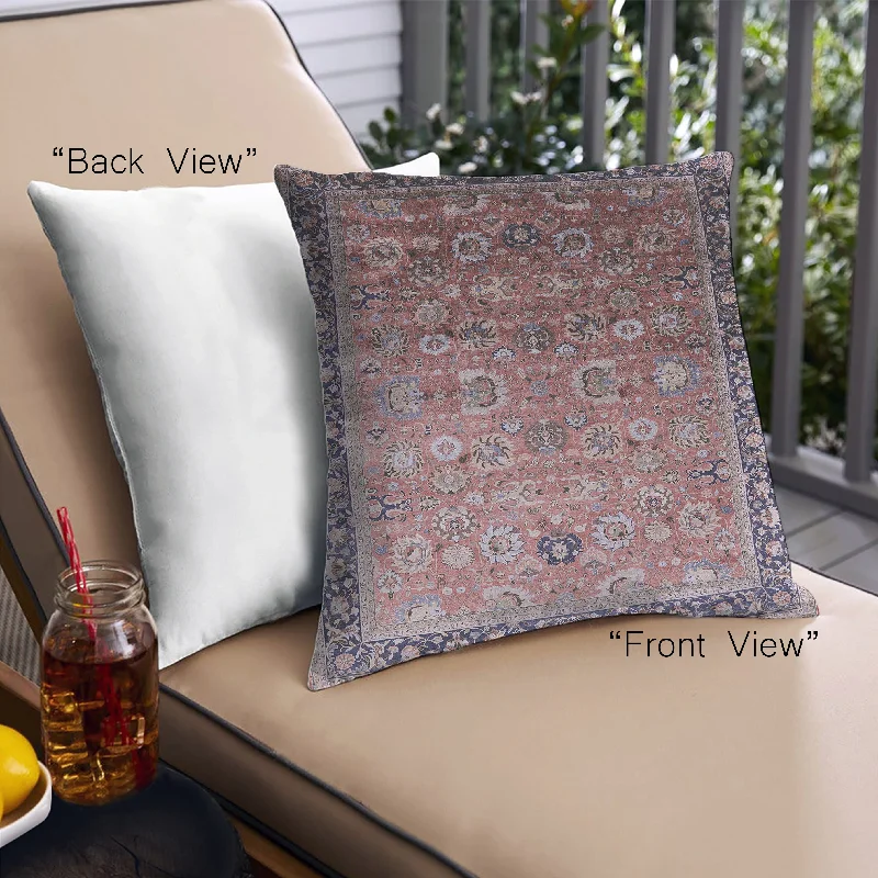 Act Fast Mid-Century Modern Urban Indoor Outdoor Square Silver Pink Throw Pillow, 18 inch by 18 inch, pwurb2105 Act Fast Mid-Century Modern Urban Indoor Outdoor Square Silver Pink Throw Pillow, 18 inch by 18 inch, pwurb2105