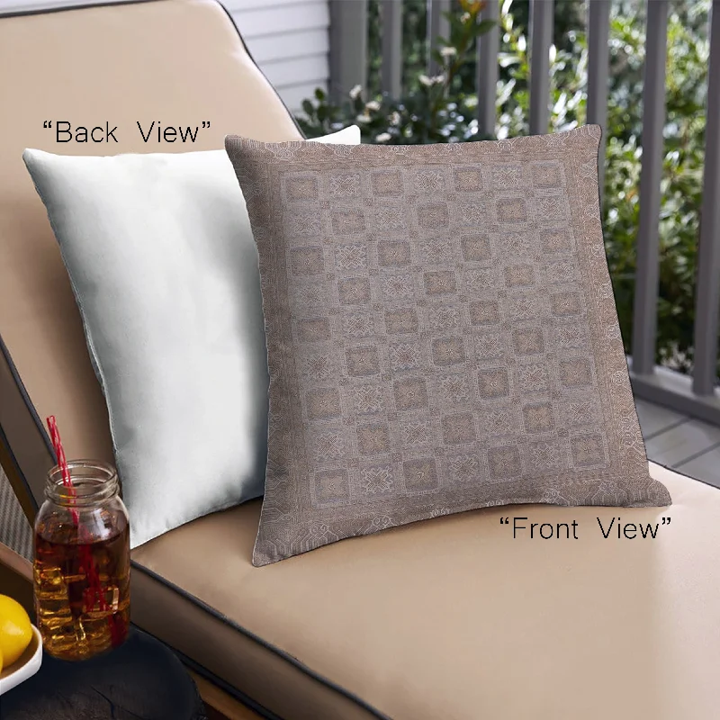 Weekend Savings Spectacular Mid-Century Modern Urban Indoor Outdoor Square Mauve Taupe Purple Throw Pillow, 18 inch by 18 inch, pwurb2121 Weekend Savings Spectacular Mid-Century Modern Urban Indoor Outdoor Square Mauve Taupe Purple Throw Pillow, 18 inch by 18 inch, pwurb2121