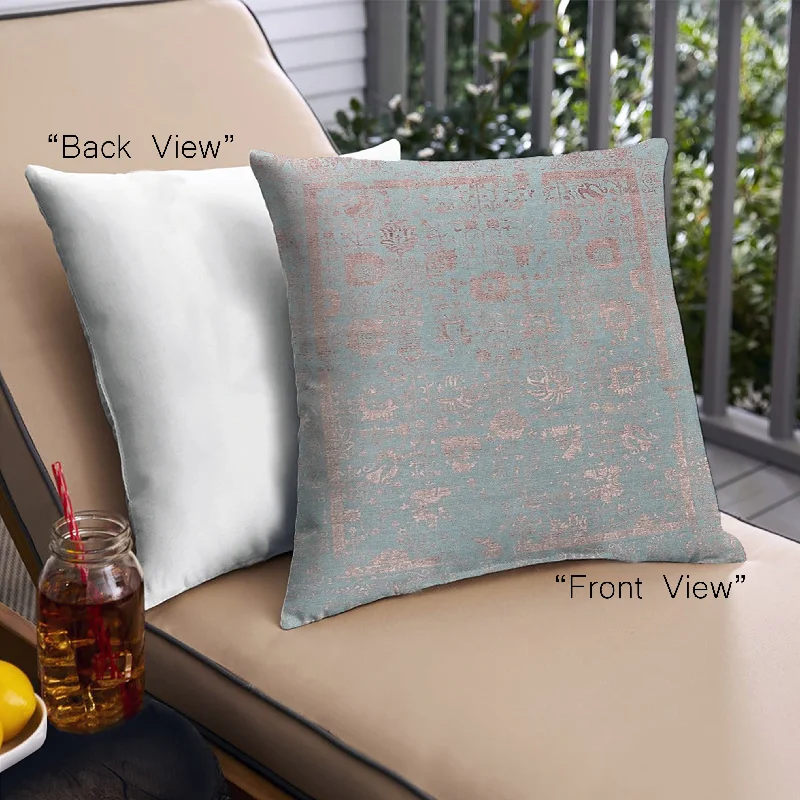 Limited Availability Mid-Century Modern Urban Indoor Outdoor Square Rosy Brown Pink Throw Pillow, 18 inch by 18 inch, pwurb221 Limited Availability Mid-Century Modern Urban Indoor Outdoor Square Rosy Brown Pink Throw Pillow, 18 inch by 18 inch, pwurb221