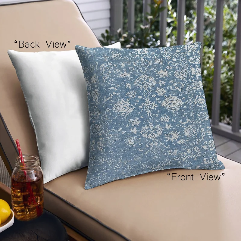Unmissable Offer Mid-Century Modern Urban Indoor Outdoor Square Sky Blue Throw Pillow, 18 inch by 18 inch, pwurb224 Unmissable Offer Mid-Century Modern Urban Indoor Outdoor Square Sky Blue Throw Pillow, 18 inch by 18 inch, pwurb224