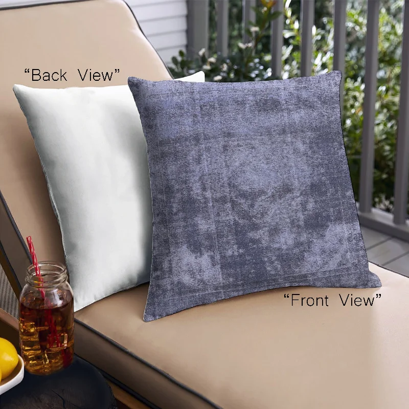 Value Deals Mid-Century Modern Urban Indoor Outdoor Square Periwinkle Purple Throw Pillow, 18 inch by 18 inch, pwurb2259