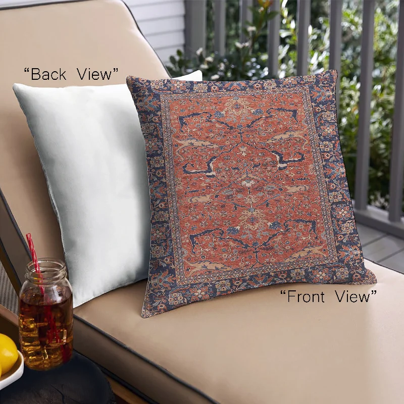 Lowest Rates Mid-Century Modern Urban Indoor Outdoor Square Saffron Red Throw Pillow, 18 inch by 18 inch, pwurb2315 Lowest Rates Mid-Century Modern Urban Indoor Outdoor Square Saffron Red Throw Pillow, 18 inch by 18 inch, pwurb2315