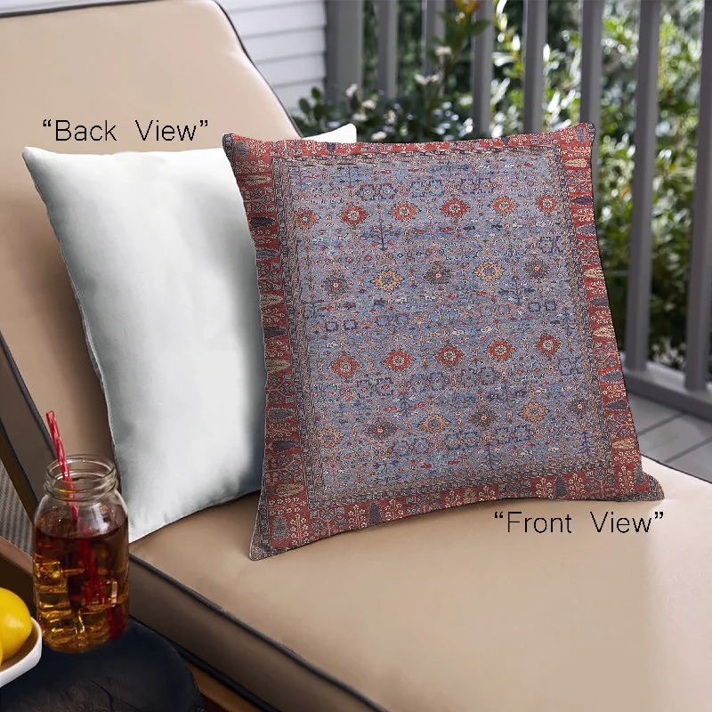 Super Sale Mid-Century Modern Urban Indoor Outdoor Square Vermilion Red Throw Pillow, 18 inch by 18 inch, pwurb2324 Super Sale Mid-Century Modern Urban Indoor Outdoor Square Vermilion Red Throw Pillow, 18 inch by 18 inch, pwurb2324