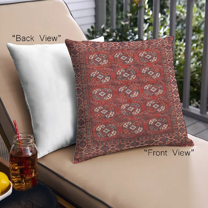 Deal Zone Mid-Century Modern Urban Indoor Outdoor Square Tomato Red Throw Pillow, 18 inch by 18 inch, pwurb2353 Deal Zone Mid-Century Modern Urban Indoor Outdoor Square Tomato Red Throw Pillow, 18 inch by 18 inch, pwurb2353