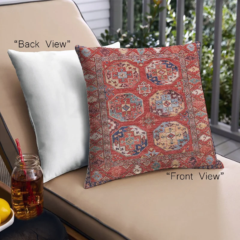 Savings Spectacular Mid-Century Modern Urban Indoor Outdoor Square Tomato Red Throw Pillow, 18 inch by 18 inch, pwurb2414 Savings Spectacular Mid-Century Modern Urban Indoor Outdoor Square Tomato Red Throw Pillow, 18 inch by 18 inch, pwurb2414
