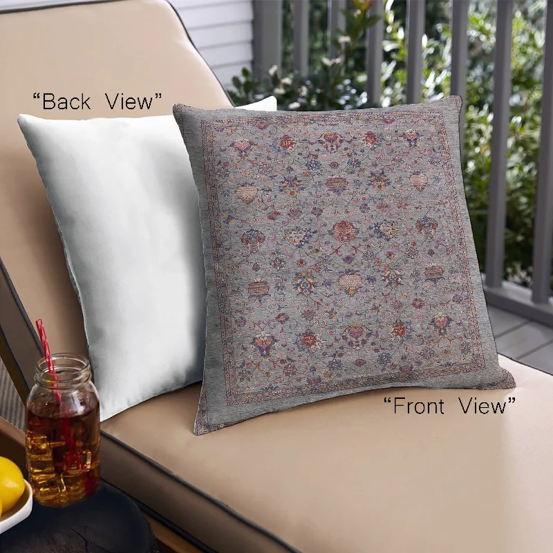 Now or Never Mid-Century Modern Urban Indoor Outdoor Square Rosy Brown Pink Throw Pillow, 18 inch by 18 inch, pwurb2417 Now or Never Mid-Century Modern Urban Indoor Outdoor Square Rosy Brown Pink Throw Pillow, 18 inch by 18 inch, pwurb2417