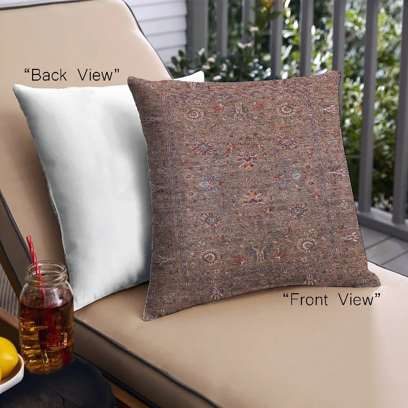 Take Advantage Mid-Century Modern Urban Indoor Outdoor Square Vermilion Red Throw Pillow, 18 inch by 18 inch, pwurb2425 Take Advantage Mid-Century Modern Urban Indoor Outdoor Square Vermilion Red Throw Pillow, 18 inch by 18 inch, pwurb2425
