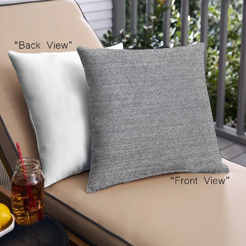 Weekend Bargains to Snag Mid-Century Modern Urban Indoor Outdoor Square Silver Gray Throw Pillow, 18 inch by 18 inch, pwurb244 Weekend Bargains to Snag Mid-Century Modern Urban Indoor Outdoor Square Silver Gray Throw Pillow, 18 inch by 18 inch, pwurb244