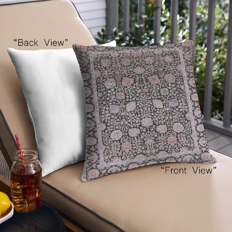 Epic Deals Mid-Century Modern Urban Indoor Outdoor Square Silver Pink Throw Pillow, 18 inch by 18 inch, pwurb2463 Epic Deals Mid-Century Modern Urban Indoor Outdoor Square Silver Pink Throw Pillow, 18 inch by 18 inch, pwurb2463