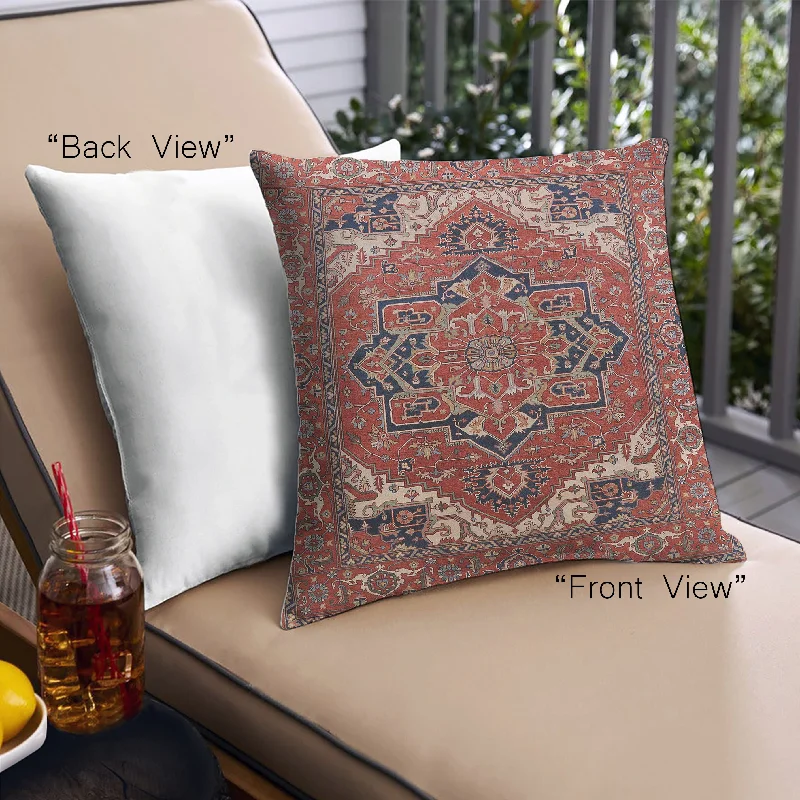 Price Fest Mid-Century Modern Urban Indoor Outdoor Square Tomato Red Throw Pillow, 18 inch by 18 inch, pwurb2629 Price Fest Mid-Century Modern Urban Indoor Outdoor Square Tomato Red Throw Pillow, 18 inch by 18 inch, pwurb2629