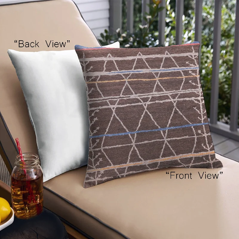 Weekend Deals That Thrill Mid-Century Modern Urban Indoor Outdoor Square Red Throw Pillow, 18 inch by 18 inch, pwurb2673 Weekend Deals That Thrill Mid-Century Modern Urban Indoor Outdoor Square Red Throw Pillow, 18 inch by 18 inch, pwurb2673