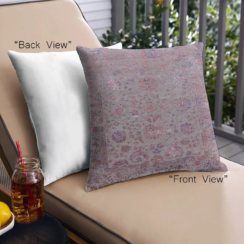 Act Fast Mid-Century Modern Urban Indoor Outdoor Square Mauve Taupe Purple Throw Pillow, 18 inch by 18 inch, pwurb2683 Act Fast Mid-Century Modern Urban Indoor Outdoor Square Mauve Taupe Purple Throw Pillow, 18 inch by 18 inch, pwurb2683
