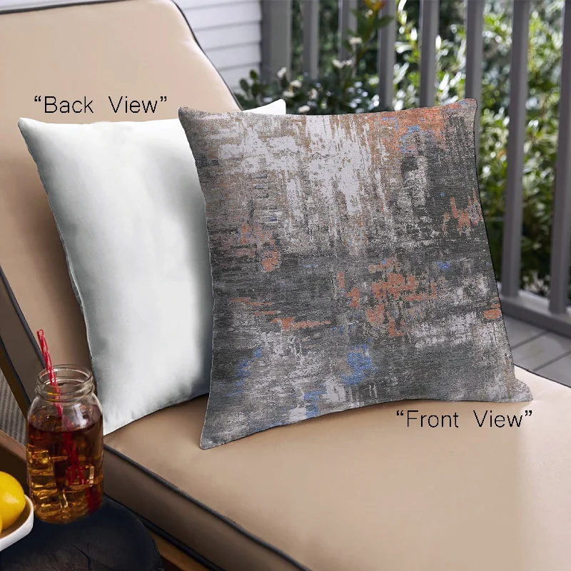 Amazing Value Mid-Century Modern Urban Indoor Outdoor Square Western Charcoal Gray Throw Pillow, 18 inch by 18 inch, pwurb2746 Amazing Value Mid-Century Modern Urban Indoor Outdoor Square Western Charcoal Gray Throw Pillow, 18 inch by 18 inch, pwurb2746