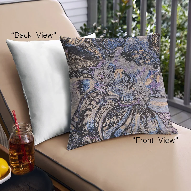 Markdowns Mid-Century Modern Urban Indoor Outdoor Square Silver Pink Throw Pillow, 18 inch by 18 inch, pwurb2826 Markdowns Mid-Century Modern Urban Indoor Outdoor Square Silver Pink Throw Pillow, 18 inch by 18 inch, pwurb2826