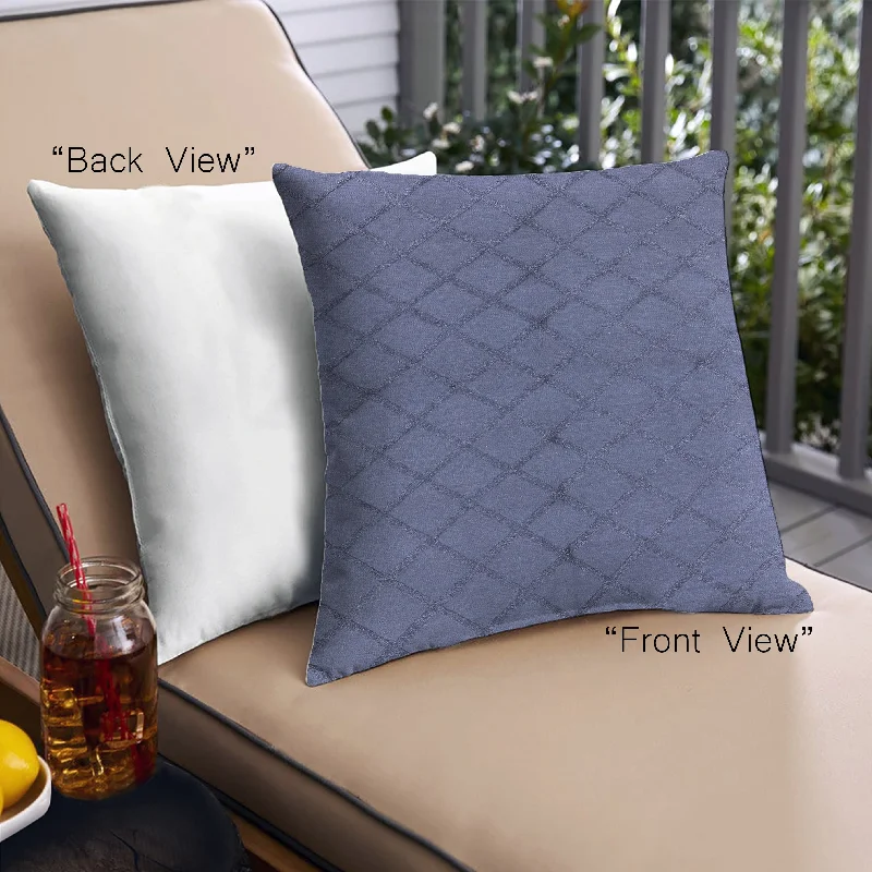 Seasonal Sale Mid-Century Modern Urban Indoor Outdoor Square SlateBlue Throw Pillow, 18 inch by 18 inch, pwurb2859 Seasonal Sale Mid-Century Modern Urban Indoor Outdoor Square SlateBlue Throw Pillow, 18 inch by 18 inch, pwurb2859
