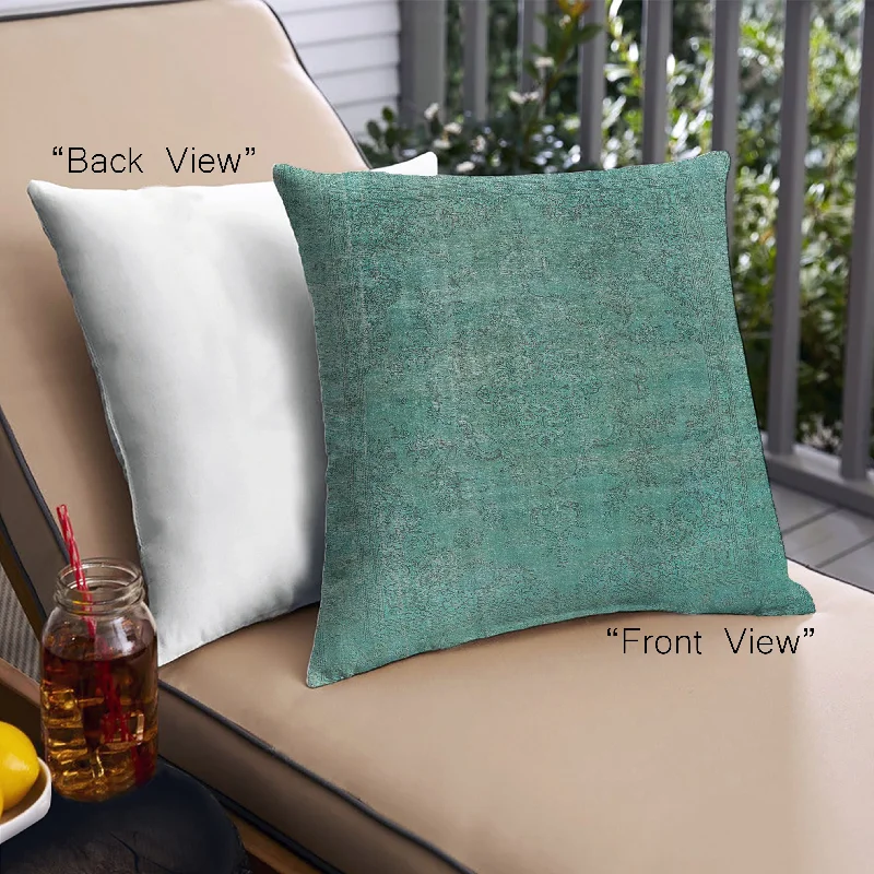 Weekend Deals to Make You Smile Mid-Century Modern Urban Indoor Outdoor Square Sea Green Throw Pillow, 18 inch by 18 inch, pwurb2893 Weekend Deals to Make You Smile Mid-Century Modern Urban Indoor Outdoor Square Sea Green Throw Pillow, 18 inch by 18 inch, pwurb2893