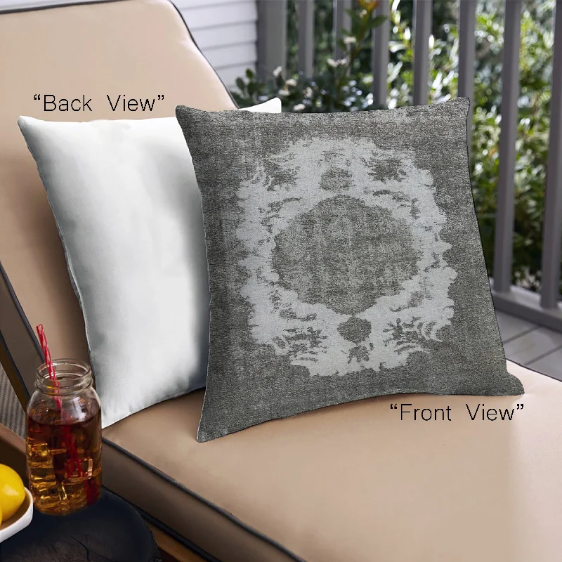 Best Choice Mid-Century Modern Urban Indoor Outdoor Square Western Charcoal Gray Throw Pillow, 18 inch by 18 inch, pwurb2896 Best Choice Mid-Century Modern Urban Indoor Outdoor Square Western Charcoal Gray Throw Pillow, 18 inch by 18 inch, pwurb2896