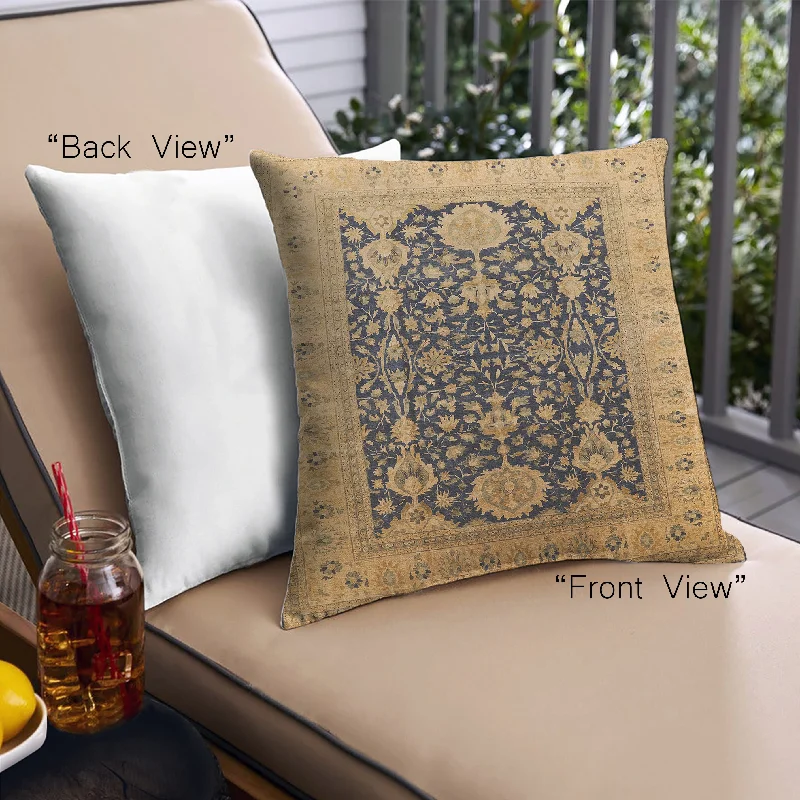 Don't Miss Out On These Must-Have Deals Mid-Century Modern Urban Indoor Outdoor Square Orange Throw Pillow, 18 inch by 18 inch, pwurb2916