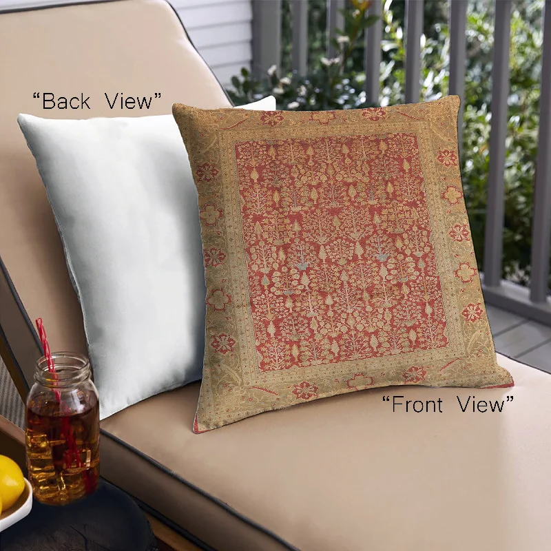 Your Weekend, Your Savings Mid-Century Modern Urban Indoor Outdoor Square Scarlet Red Throw Pillow, 18 inch by 18 inch, pwurb2934 Your Weekend, Your Savings Mid-Century Modern Urban Indoor Outdoor Square Scarlet Red Throw Pillow, 18 inch by 18 inch, pwurb2934
